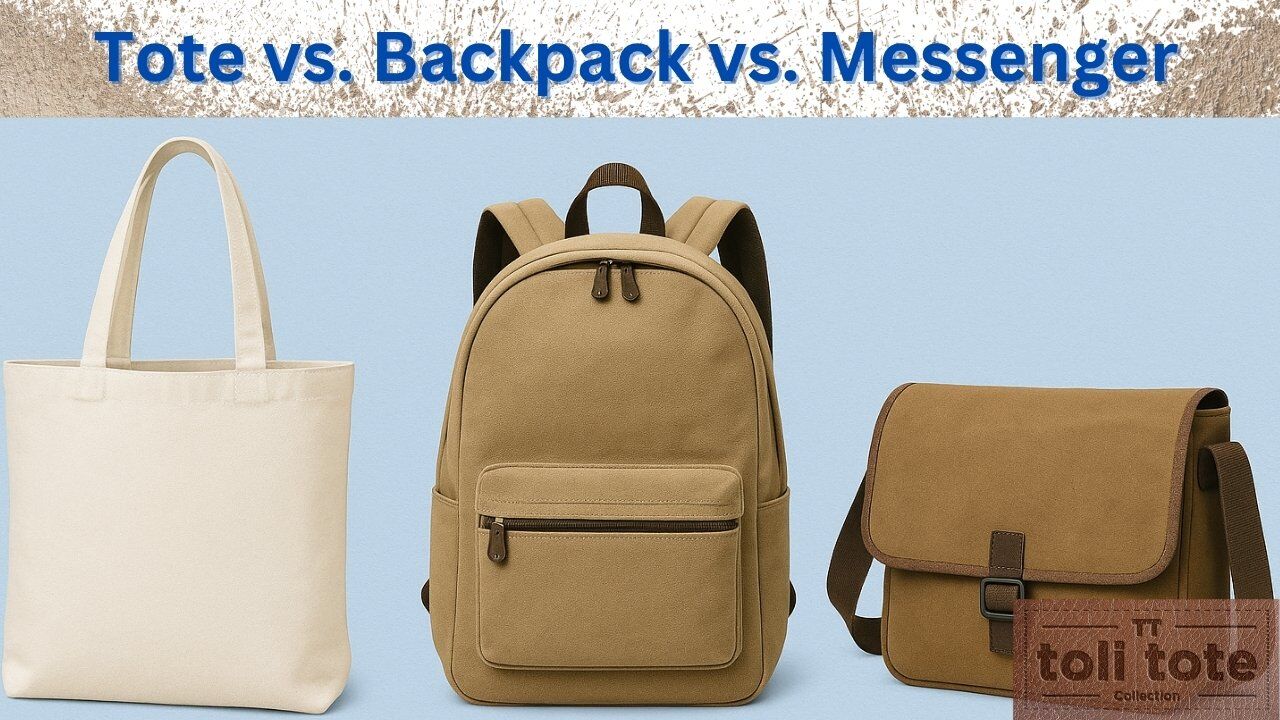 Tote vs. Backpack vs. Messenger: Finding Your Fit display picture 1